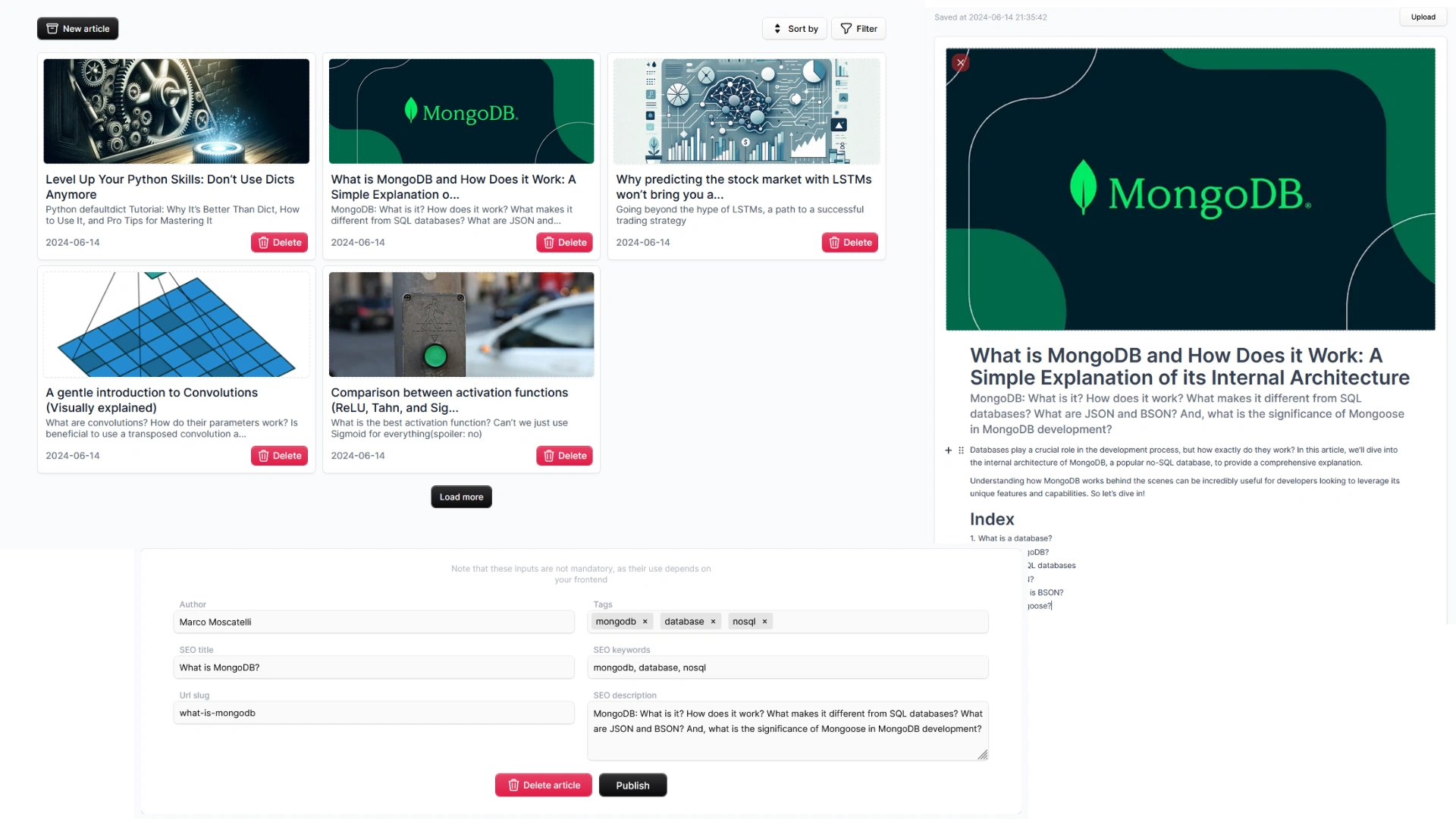 portfolio project